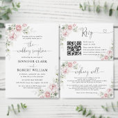 Rosa Hochzeit Save The Date Einladung (Personalisiere diese Kollektion eines unabhängigen Creators.)