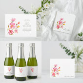 Schönes rosafarbenes Brautparty Einladung