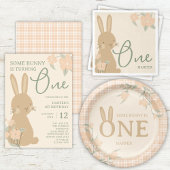 Gastgeschenk Bunny 1st Geburtstag Sockelschild