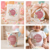 Bunny Birthday Button Cute Bunny Party