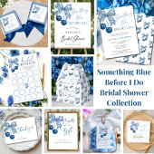 Something Blue Theme Bridal Shower Geschenkschachtel