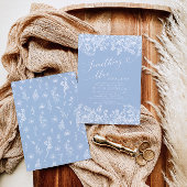 Blau, der das beste Brautparty-Spiel kennt Einladung