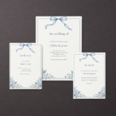 Etwas Blaues Florales Save the Date (Personalisiere diese Kollektion eines unabhängigen Creators.)