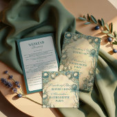 Something Blue Thistle Bachelorette Party Einladung