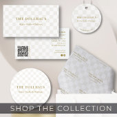 QR-Ereignisanzeige für neutrale Checkerboard-Busin Banner