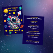 Raumforscher Astronaut Geburtstagsposter Benutzerd Poster