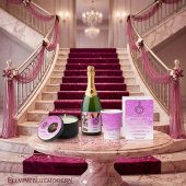 Sweet 16 Rosa Glitzer & Glitzer Party Balloons Wandteppich