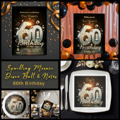 60th Birthday Silver Disco Ball Music Theme Party Geschenktütchen
