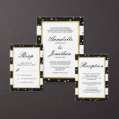 Zerrstreifen | Elegante Hochzeitskarte Tischnummer (Personalisiere diese Kollektion eines unabhängigen Creators.)