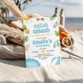 Tropical Splish Splash Zeitkapsel-Schild Sockelschild