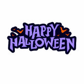 Fröhliches Halloween-Design Postkarte