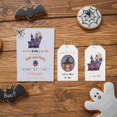 Spooky House Niedlich Little Hexenauwl Moon Hallow Geschenkpapier Set