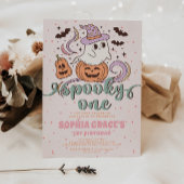 Retro Ghost Halloween Birthday Party Favors Sign Sockelschild