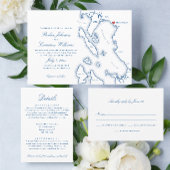 Bellingham Washington Map Elegant Wedding Serviette