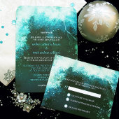 Glitzy Mystic Forest Indie Wedding BiFold Programm