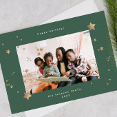 Moderne Sterne | Minimalistischer Schwarzschieferu Geschenkpapier Set