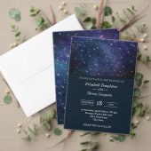 Hochzeit unter der Sternennacht Himmel Himmelfahrt Save The Date (Personalisieren Sie die Kollektion dieses unabhängigen Creators. Test)