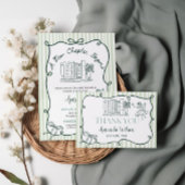 Geschichtenbuch-Grün-Dankeskarte Dankeskarte