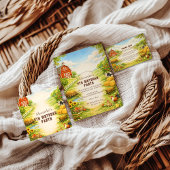 Storybook Farmyard Adventure Birthday Einladung