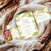 Storybook Farm Animals First Birthday Serviette