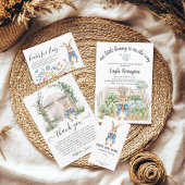 Peter Rabbit Cabbage Patch Gemüse zum Geburtstag Einladung