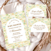 Storybook Tropical Animals  Baby Shower Einladung