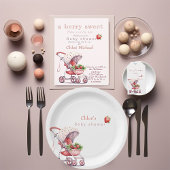 Wasserfarbe Erdbeerbaby Dusche Wasserflaschenetikett