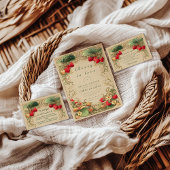 Erdbeer-Garten-Cottagecore-Brautabschiedsparty Serviette