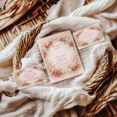 Strawberry In Love Bridal Shower Einladung