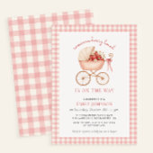 Strawberry Berry Loved Girls Baby Shower Serviette