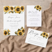 Gelbe Sonnenblumen Blumenblumen Tischnummer (Personalisiere diese Kollektion eines unabhängigen Creators.)