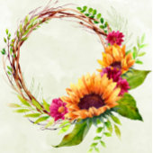 Sonnenblumen Rosa Blumenbrunch & Bubbly Einladung