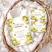 Sunny Lemon Honey Bee Diapper Raffle Begleitkarte
