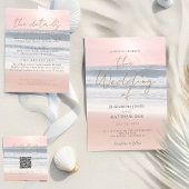 Sunset Beach Wedding | Oceanside Wedding Platzkarte