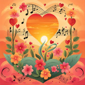 Sunset Serenade Hochzeit Einladung