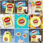 Superhero Comic bucht alle Altersstufen von Geburt Pappbecher