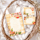 Sweet as a Peach Baby Dusche Serviette
