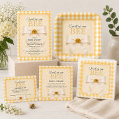 Süß wie Can Bee Baby Shower mit QR-Code Einladung