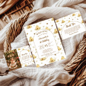 Sweet As Can Bee Wild One Birthday Einladung