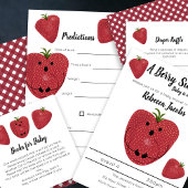 Eine Beerendusche mit süßem Baby Einladung