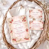 Sweet Cherry Garden Baby Shower Einladung