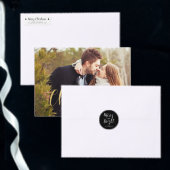 "Frohe Weihnachten" Script-Schriftart Permastempel