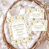 Sweet Honey Bee Baby Shower Einladung