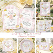 Süße Lemon Baby Shower Serviette