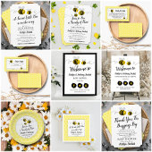 Sweet Little Honey Bee Baby Dusche Button