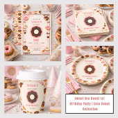 Sweet One Donut 1st Birthday Party | Cute Donut  Serviette