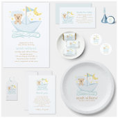 Sweet Paper Boat Bear Serviette