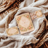 Sweet Peach 1st Birthday Einladung