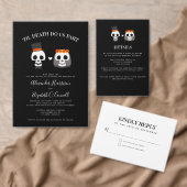 'Til Death Do us Part Wedding Return Address Label (Personalisiere diese Kollektion eines unabhängigen Creators.)