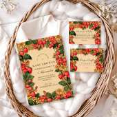 Sweet Strawberry Storybook Diapper Raffle Begleitkarte